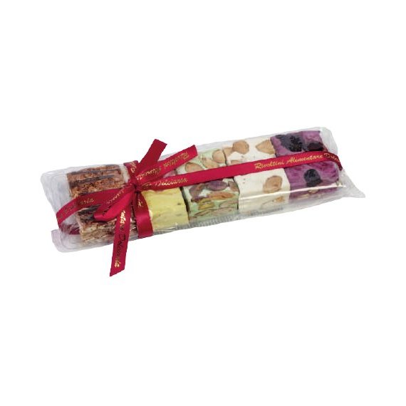 Confezione Regalo — 5 cubetti di torrone 200 g